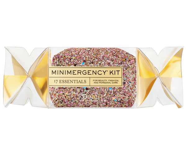 Pinch Provisions Rainbow Glitter Minimergency Kit, for Her, Includes 17  Must-Have Emergency Essential Items, Compact, Multi-Functional Pouch, Gift  for