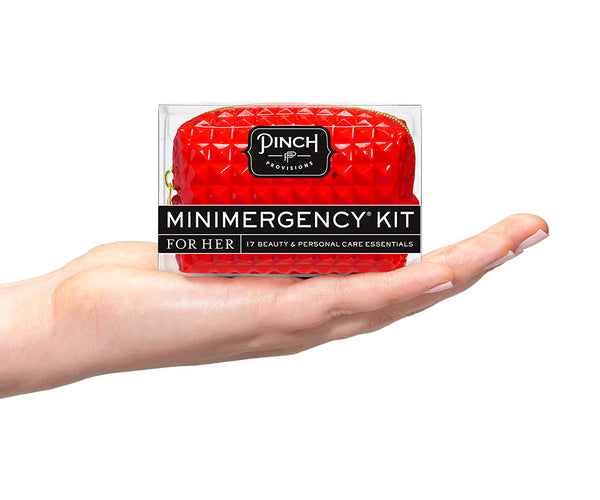 Pinch Provisions Minimergency Kit, for Her, Includes 17 Must-Have Emergency  Essential Items, Compact, Multi-Functional Pouch, Gift for Birthdays and