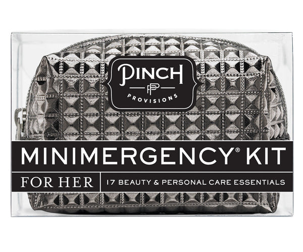 Pinch Provisions Minimergency Kit, For Her, Includes 17 Must-Have