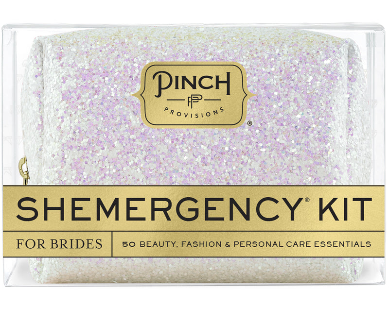  Pinch Provisions Shemergency Kit for Wedding Day Brides,  Includes 50 Must-Have Emergency Essential Items for The Big Day, Chic  Mid-Size Multi-Functional Pouch, Perfect Survival Kit for Wedding Party :  Health