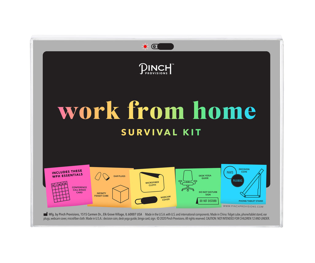 Discount Shop Branded Work From Home Survival Kit – Pinch Provisions,  working from home gifts 